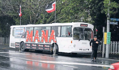 Bus to Waitangi