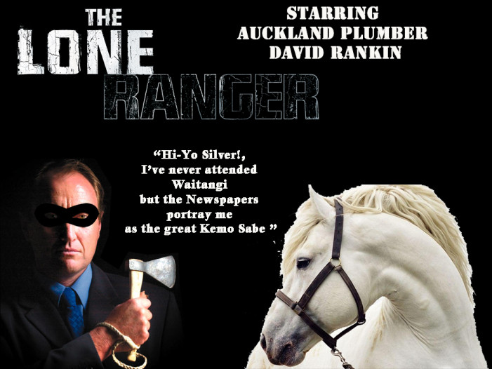 The Lone Ranger keeps talking out of turn